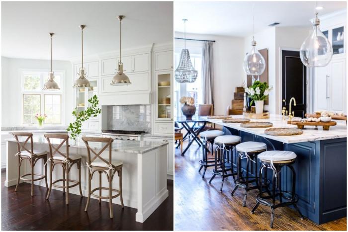 Кухня с винтидж столове