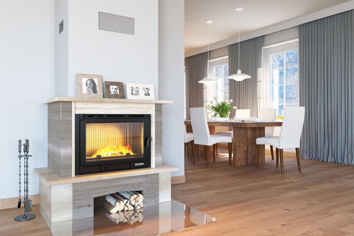 Отопление с камина