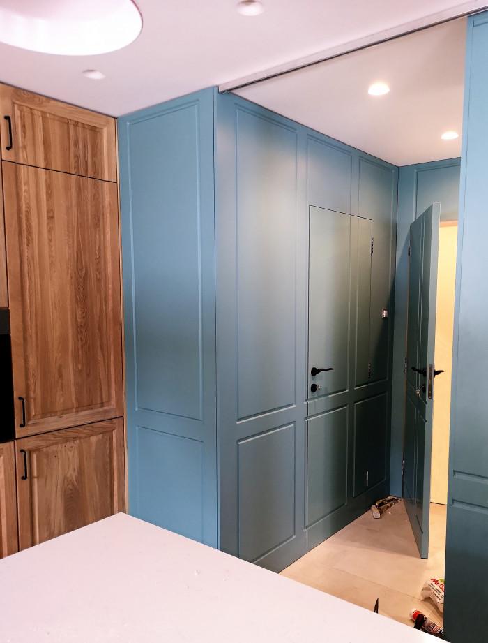 Кухня от масивен дъб с ламперия _25