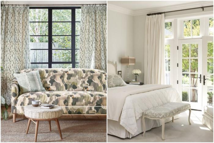 Френски прозорци с идилична гледка