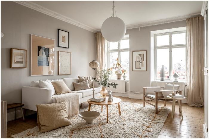 Заложене на неутрална цветова палитра