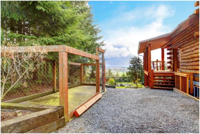 Подходящи размери за кучешката волиера