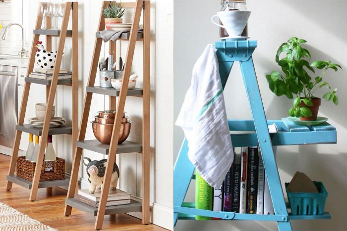 Лесен и удобен кухненски рафт