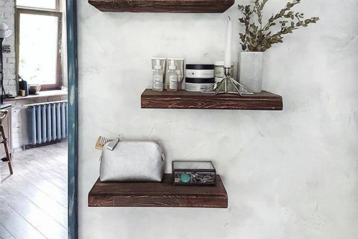 Рафтове за съхранение от естествено дърво