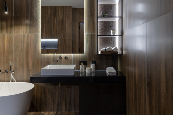 Помислете за вградено осветление