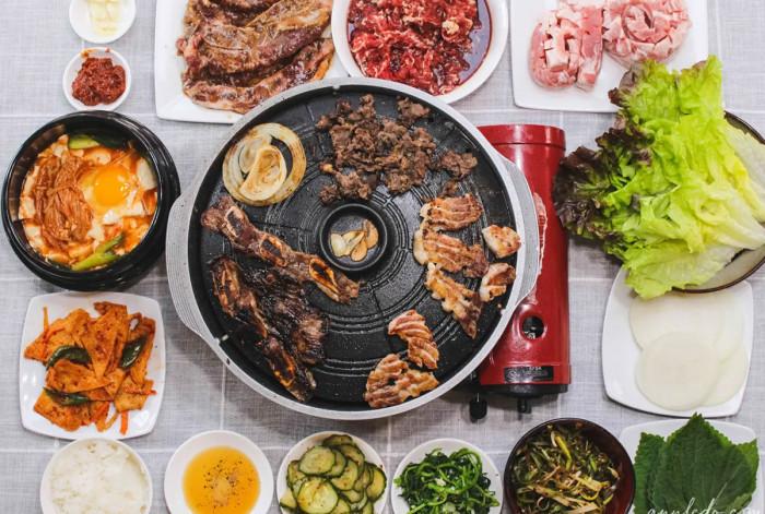 Корейска барбекю маса за скара