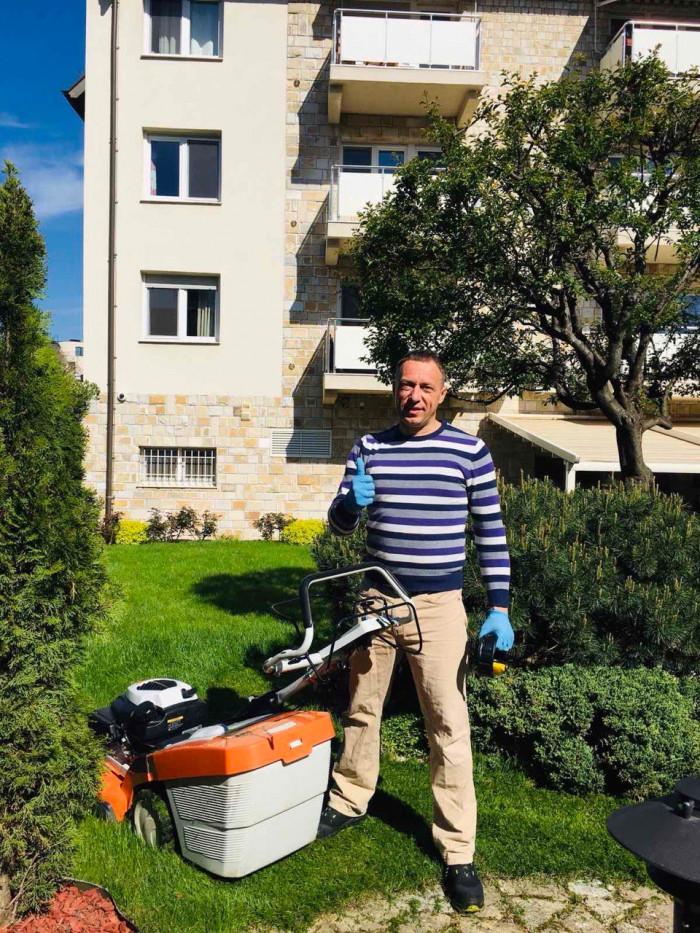 Работа с косачката