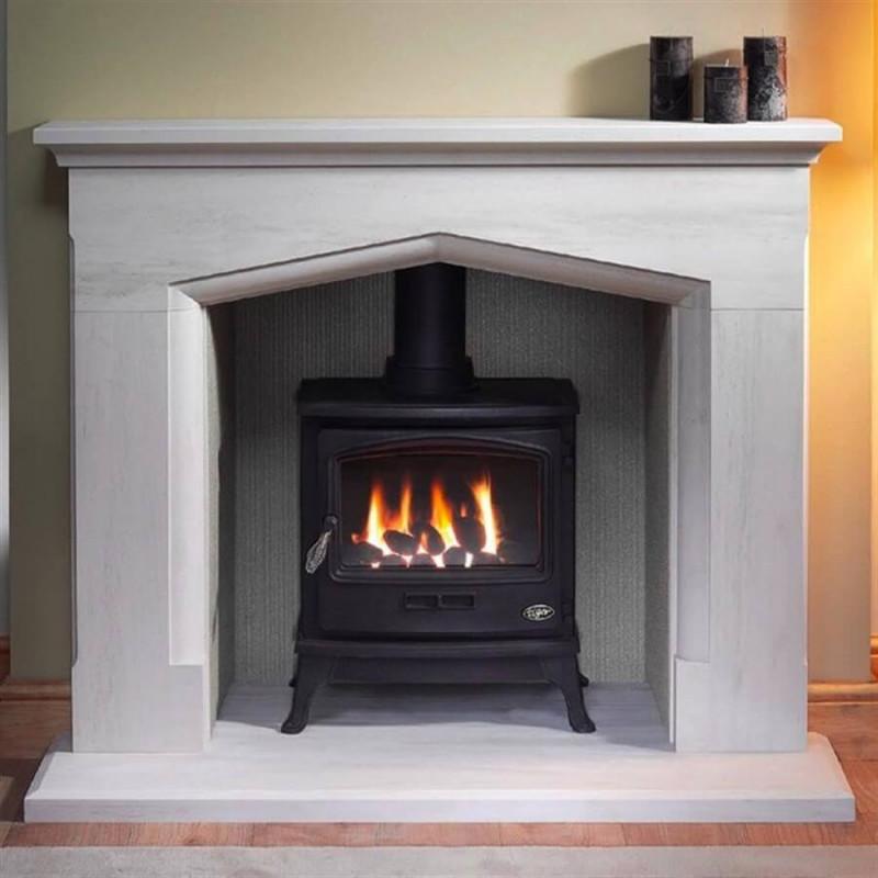 Метална камина с водна риза