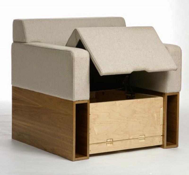 Кресло и шкаф