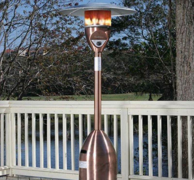 Топла градина с eлектрически инфрачервени и газови нагреватели