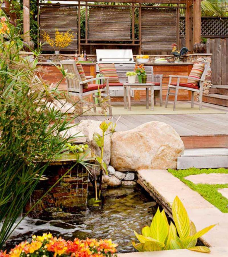 Кът от свежест в дворната градина