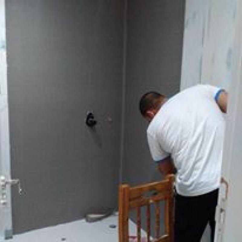 винилна стенна настилка баня