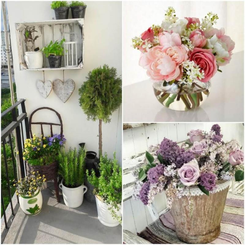 1. Изберете подходящи цветя и зеленина