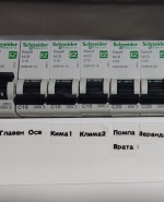 Новото ел. табло след ремонта
