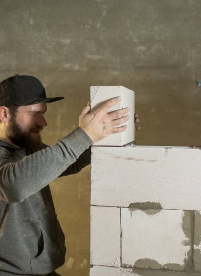 Зидария с итонг