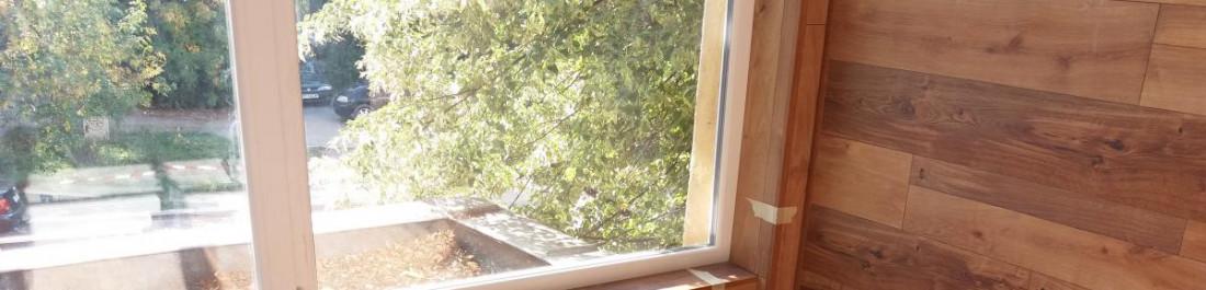 Ламинат на стена