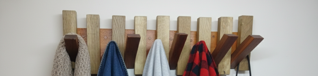 3д Арт пано функционална закачалка за стена -2