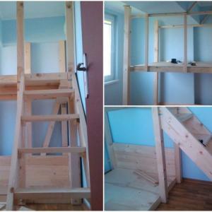 Появяват се стълби към втория етаж