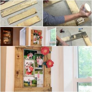 Декоративни палети на стената