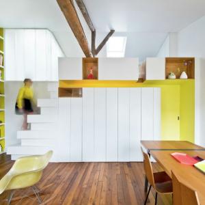 Мултифункционална стена променя облика на жилището