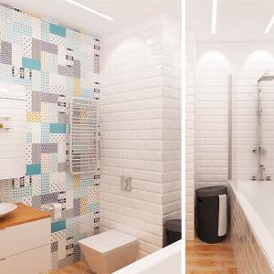 Баня с цветни мотиви