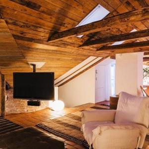 Мансарда в ретро стил