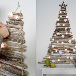 Елха от изсъхнали пръчки и клони