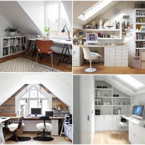 Чудесен малък офис на тавана!
