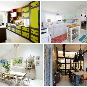 Еклектичен стил в интериора на кухнята