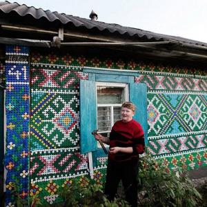 Мозайка от капачки