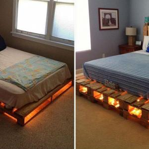 Приглушена светлина в самата спалня