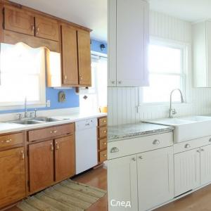 Бялото придава неподражаем облик на тази кухня