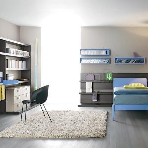 Комбинирайте светли и тъмни тонове в новата стая на вашия син