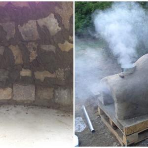 Премахнете пясъка и запалете пещта