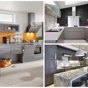 Елегантни кухни в сиво, в които ще се влюбите от пръв поглед