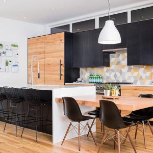 Геометричните фигури създават добро настроение в кухнята