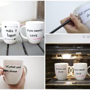 Превърнете белите чаши в източник на вдъхновение