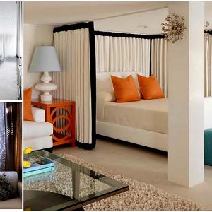 Отделете спалня във всекидневната