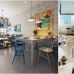 Смели комбинации и геометричност в свежия апартамент