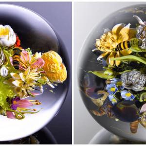 Всяко преспапие съдържа стотици малки елементи