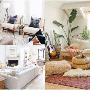 Как да създадете перфектната скандинавско-бохемска всекидневна