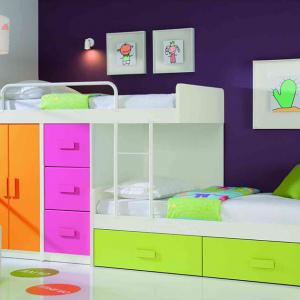Двуетажни детски легла за близнаци