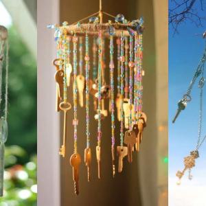 Вятърни камбанки с ключове