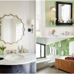 Създайте илюзия с огледала за баня