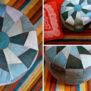 Вече си имате пуф от дънки!