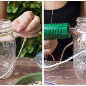 Чаши, буркани и вази с канап