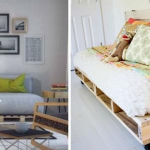Изберете размера на своя диван от палети