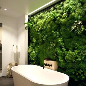 Вертикална градина в банята