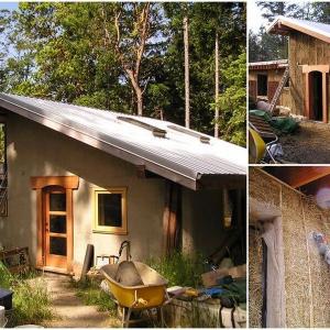 Алтернативни варианти при строежа – къща от сламени бали