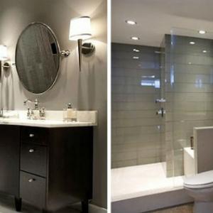 Отделни зони в банята